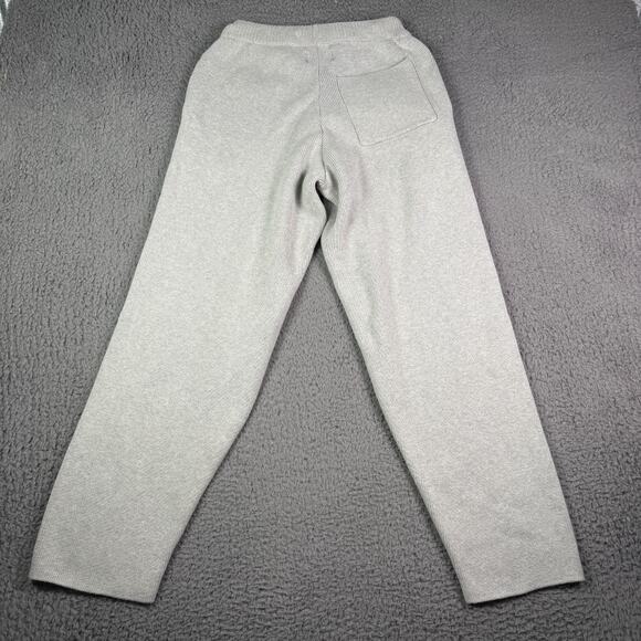 YoungLA Knitted Joggers Mens M Gray Drawstring Baggy Open Hem Relaxed Taper #255 - Picture 5 of 10